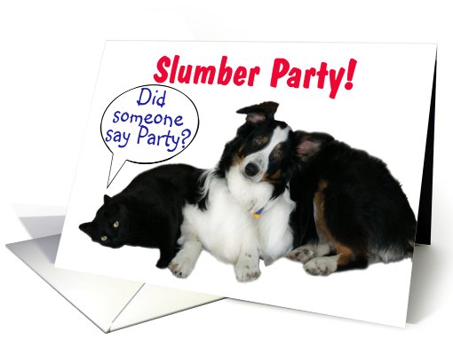 It's a Party, Slumber Party card (602969)