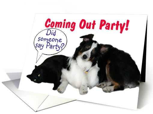 It's a Party, Coming Out Party card (602971)