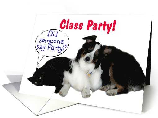 It's a Party, Class Party card (602977)