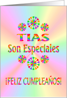 Feliz Cumpleanos - Tia card