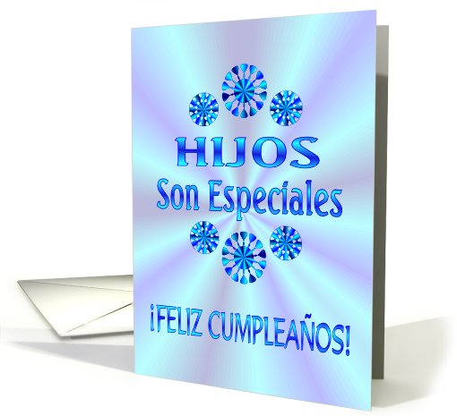 Feliz Cumpleanos - Hijo card (470002)