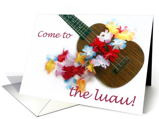Come to a Luau card (469835)