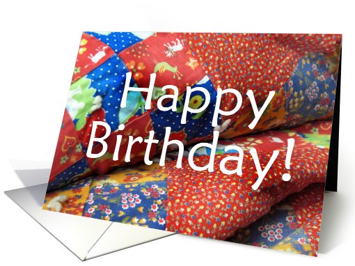 Happy Birthday Quilter card (503378)
