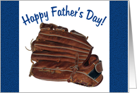 Baseball Mitt, Happy Father’s Day card