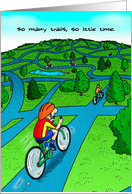 Cycling Trail : Good Luck Card