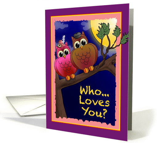Hope your Valentine's Day is a Hoot! card (1353046)