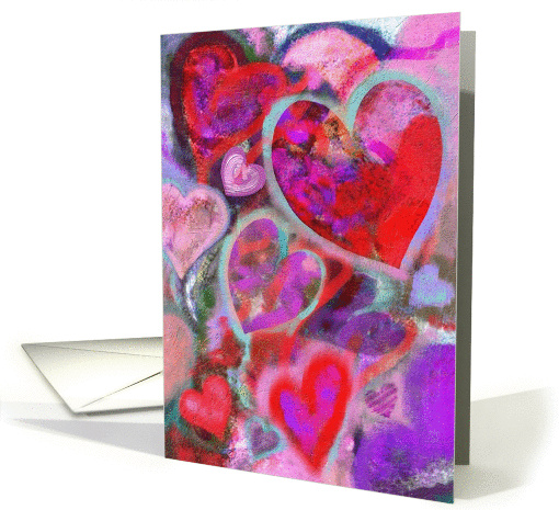 Love on Canvas Valentine card (474370)