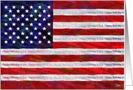 American Flag / Happy 4th of July card