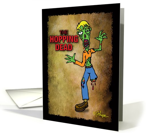 The Hopping Dead, get well soon! card (926781)