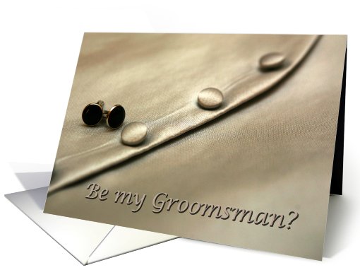 Wedding be my Groomsman card (496423)