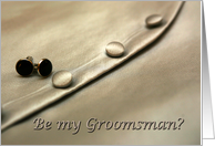 Wedding be my Groomsman card