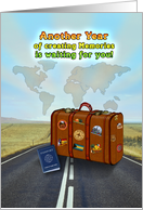 Another Year of Creating Memories Traveler Birthday card