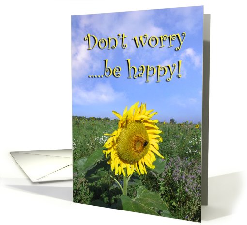 Don't worry, be happy! card (475439)