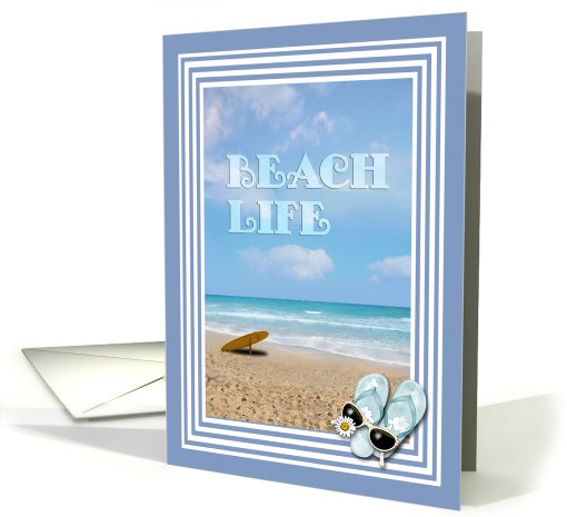 Beach Life card (480631)