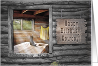 Happy Birthday, Cowboy! card