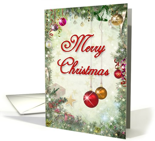Merry Christmas card (521457)