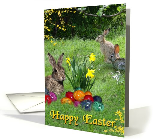 Easter Bunnies card (560472)