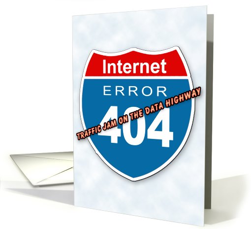 Internet Error 404 card (563501)