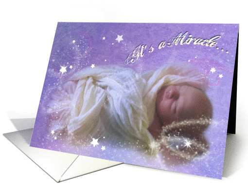 New Baby, Miracle card (830349)