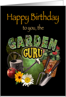 Happy Birthday Garden Guru card