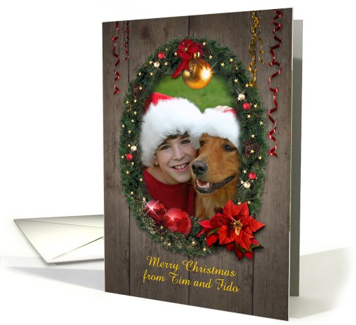 Customizable Christmas Photo card (848957)