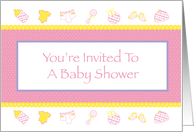You’re Invited to a Babyshower card