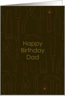 Happy Birthday Dad card