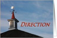 direction card