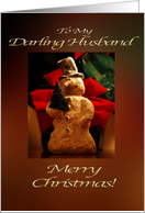 Merry Christmas Snowman - My Husband card