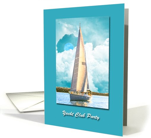 Yacht Club Party Invitation card (658086)