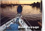 Bon Voyage, Sailboats on Water card
