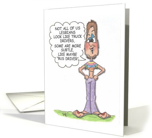 Lesbian thinking of you card (825596)