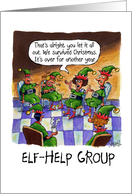 Elf-Help Group card