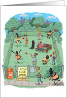 Leash Free Park S&M Birthday card