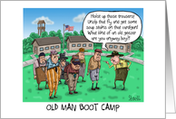 Old Man Boot Camp Father’s Day. card