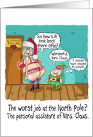 The Worst Job At The North Pole card
