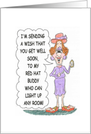 red hat get well card