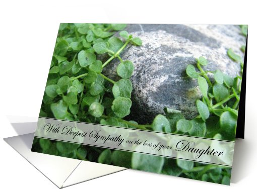 Sympathy on loss of Daughter card (539573)