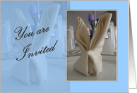 Easter Brunch - You are Invited - Blue card