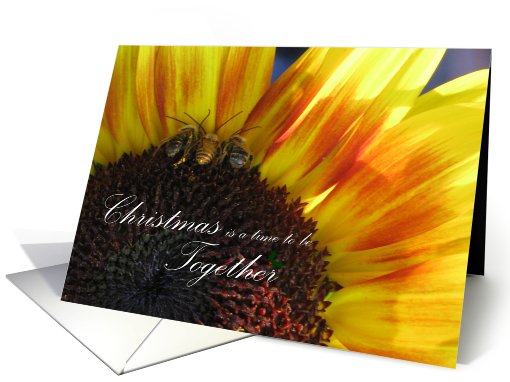 Christmas is a time to be Together - Business card (723944)