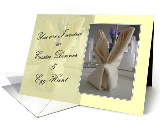 Easter Dinner & Egg Hunt - You are Invited card (913646)