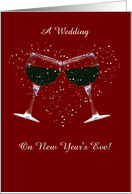 Customizable New Year’s Eve Wedding card