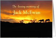 Thank you for the Sympathy in Loving Memory Customizable card