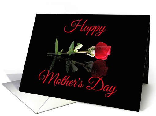 Happy Mother's Day Beautiful Rose Flower from Husband to Wife card