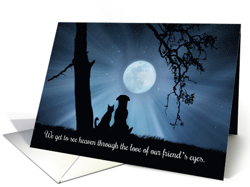 Pet Sympathy, Dog and Cat Loss, Sympathy for your Loss card (1536730)