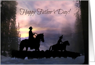 Country Western Cowboy Happy Father’s Day card