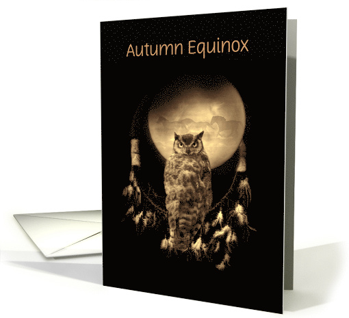 Autumn Equinox Native American Inspired with Dreamcatcher... (1736602)