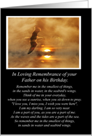 Father Remembrance on His Birthday Spiritual Poem and Seagulls card