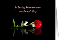 Mothers Day Remembrance Sympathy Memorial Loss of Child card