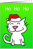 Happy Holiday Cat card